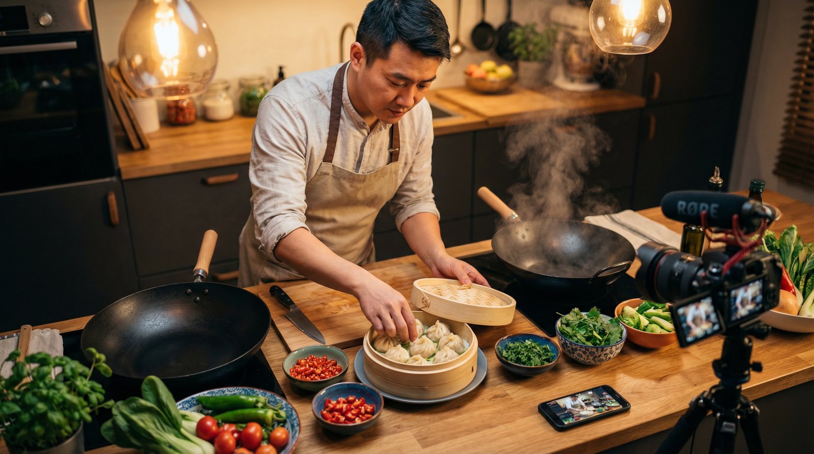 国产主播美食视频